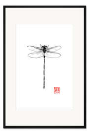 Gerahmter Kunstdruck Libelle