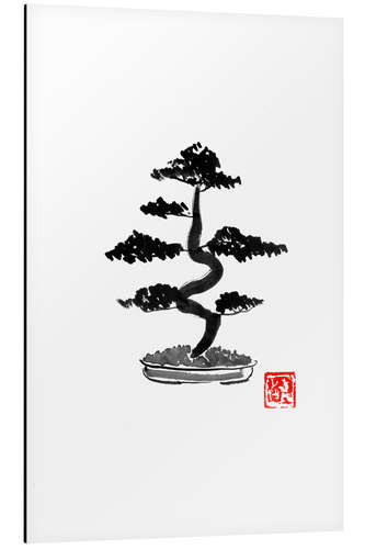 Aluminium print Bonsai