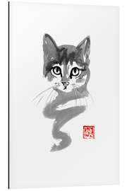 Tableau en aluminium Ligne de chat