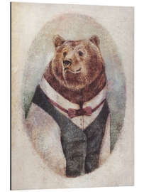 Magnettafel Alter Herr