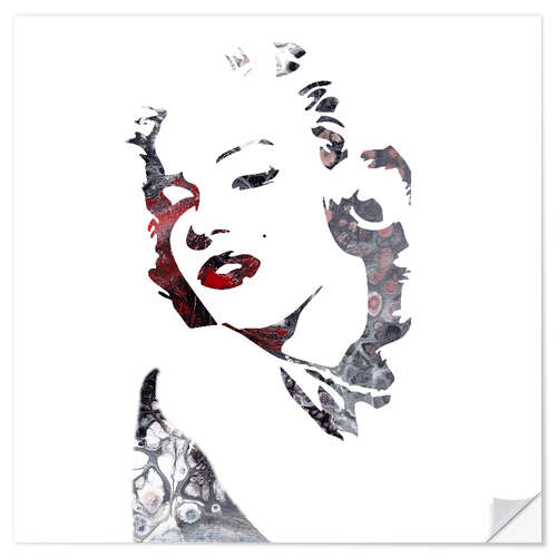 Wandsticker Marilyn Monroe