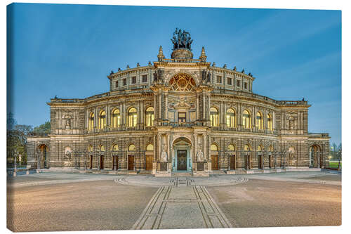 Leinwandbild Semperoper in Dresden