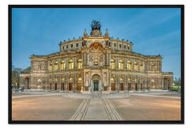 Gerahmter Kunstdruck Semperoper in Dresden
