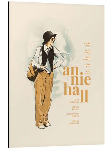 Aluminium print Annie Hall