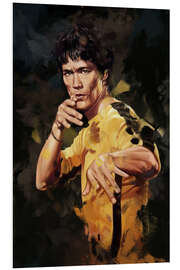 Foam board print Bruce Lee