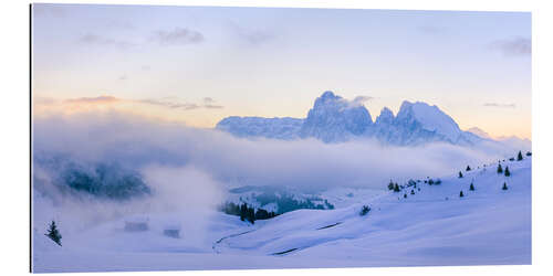 Gallery print Langkofel & Plattkofel from the Alpe di Siusi