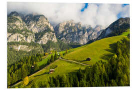 Foam board print Schlern-Rosengarten Nature Park