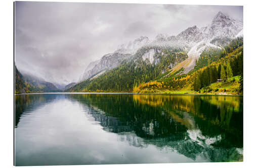 Tableau en plexi-alu Lower Gosausee, Autriche