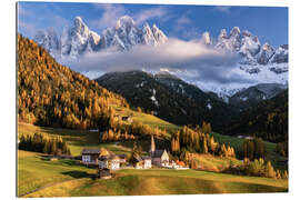 Gallery print Autumn in the Villnöss valley