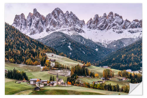 Selvklebende plakat Geisler peaks