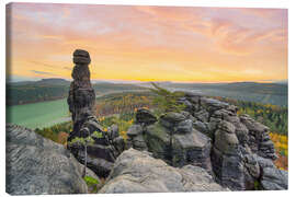 Leinwandbild Sonnenaufgang bei der Barbarine