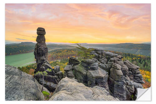 Naklejka na ścianę Sunrise at the Barbarine