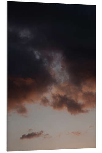 Aluminium print Dreamy evening sky