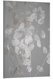 Magnettafel Silberblatt - Zweig getrockneter Pflanze