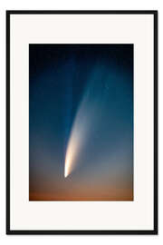 Gerahmter Kunstdruck Komet Neowise