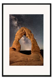 Gerahmter Kunstdruck Delicate Arch (Arches National Park, Utah, USA)