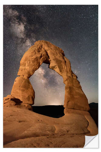 Selvklæbende plakat Delicate Arch (Arches National Park, Utah, USA)