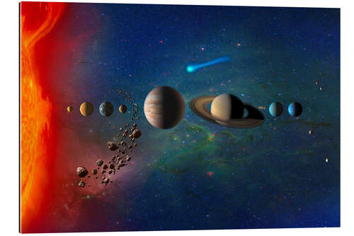 Gallery print Solar system