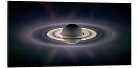 Aluminium print Saturn