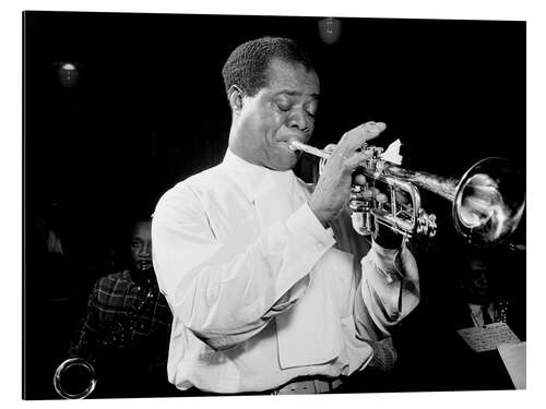 Aluminium print Louis Armstrong