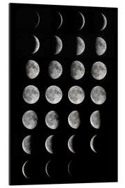 Gallery print Phases of the moon