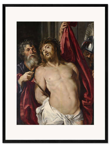 Kunsttryk i ramme Ecce homo