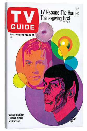 Lærredsbillede Star Trek - Retro Cover 1967