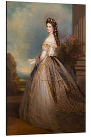 Magnettafel Kaiserin Elisabeth "Sisi" mit Sternenschmuck