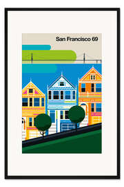 Gerahmter Kunstdruck San Francisco 69