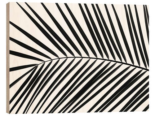 Wood print Palm leaf II