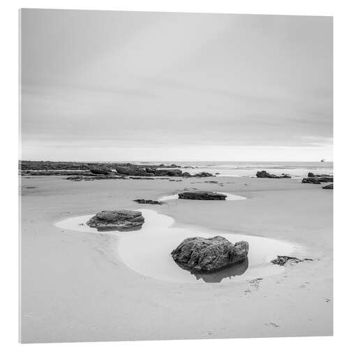 Acrylic print Beach at Tynemouth