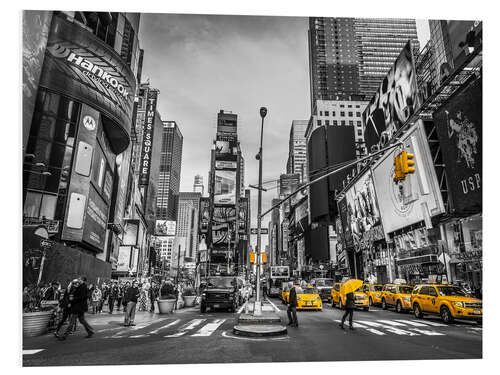 Obraz na PCV Cabs at Times Square