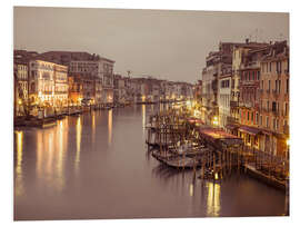 Foam board print Grand Canal in Venice