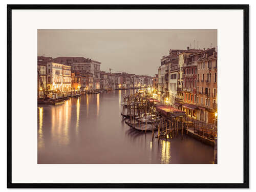 Impresión de arte enmarcada Gran Canal de Venecia