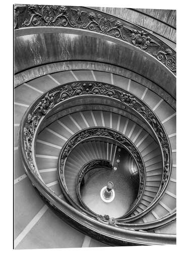 Quadro em plexi-alumínio The Roman Spiral Staircase