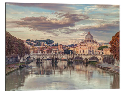 Aluminium print Beautiful Rome