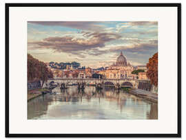 Gerahmter Kunstdruck Das schöne Rom