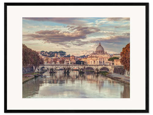 Stampa artistica con cornice Bella Roma