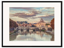Stampa artistica con cornice Bella Roma
