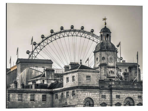 Aluminium print London old cityscape