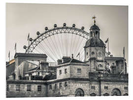 Foam board print London old cityscape