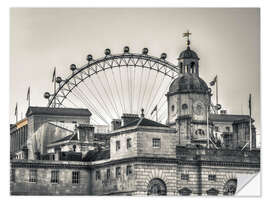 Selvklebende plakat London old cityscape