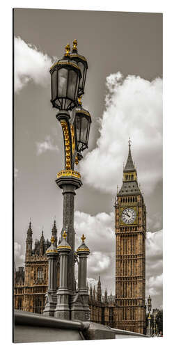 Quadro em alumínio Big Ben, golden details