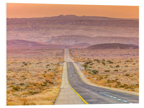 PVC print Desert Road