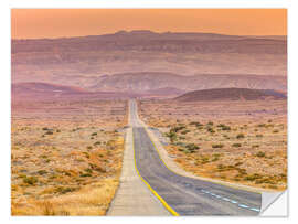 Wall sticker Desert Road