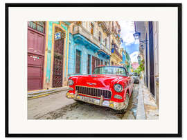 Kunsttryk i ramme Hello Havana I