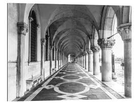 Gallery print Venetian architecture, b/w