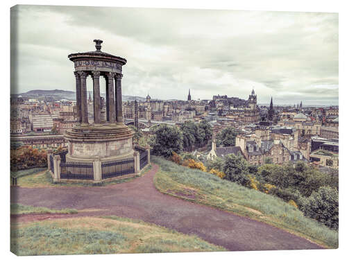 Canvastavla Dugald Stewart memorial in Edinburgh