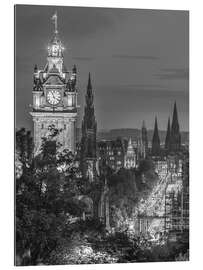 Gallery print Edinburgh, b/w