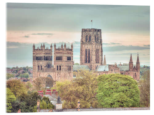 Acrylglasbild Schöne Durham Kathedrale